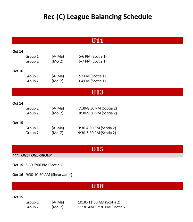 Rec Balancing 2022-2023