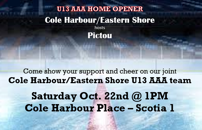 U13AAA home opener